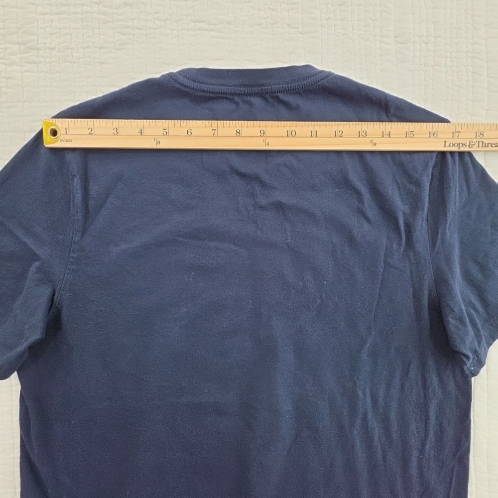 Everlane The Uniform Essential Organic Crew Tee M Navy Blue Organic Cotton NWOT - Picture 9 of 13